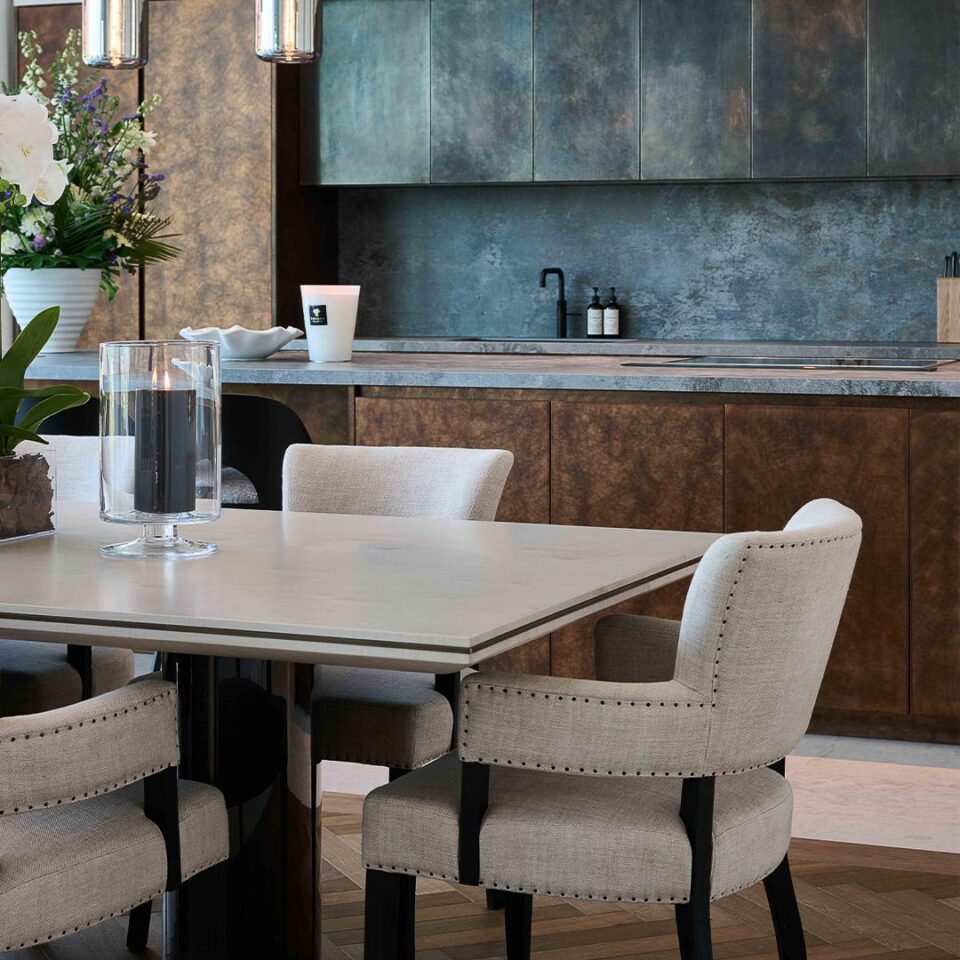 The Rivington Dining Table by Davidson London showcasing Bespoke Luxury Furniture in Dubai